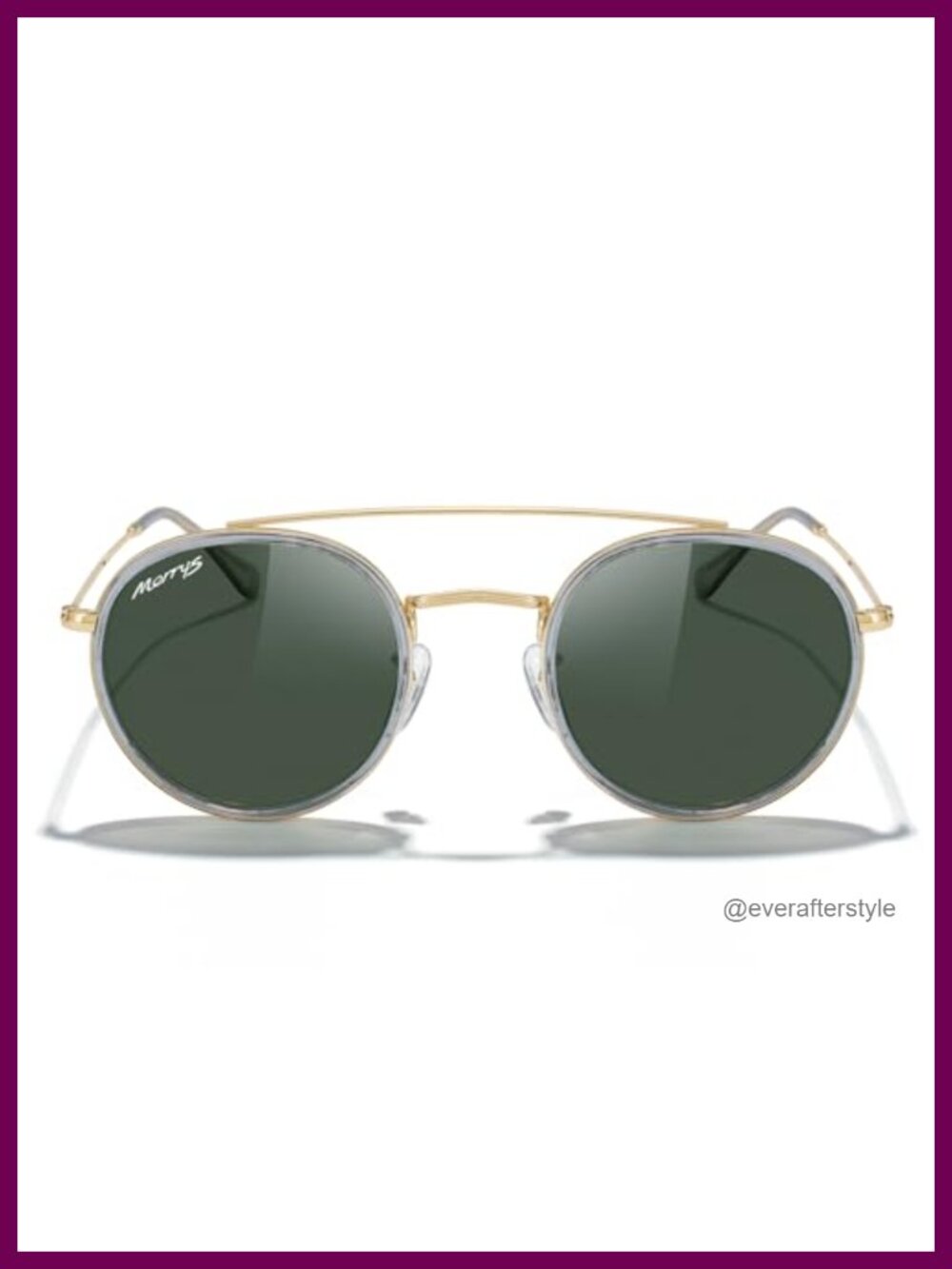 Round Polarized Sunglasses UV400 Retro Full Frame Gift Set Case Kit
